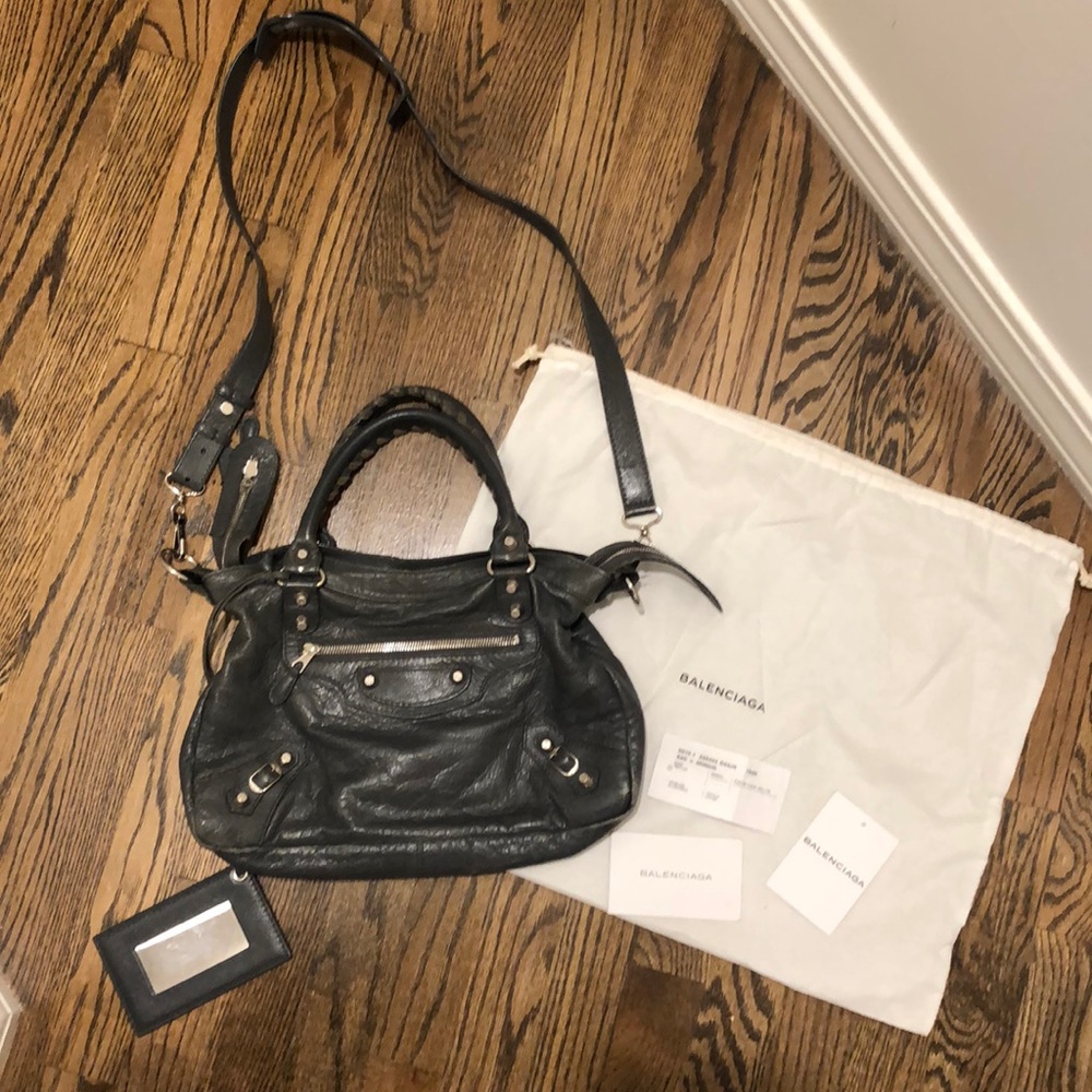 COPY - Balenciaga Giant Town Bag in Grey